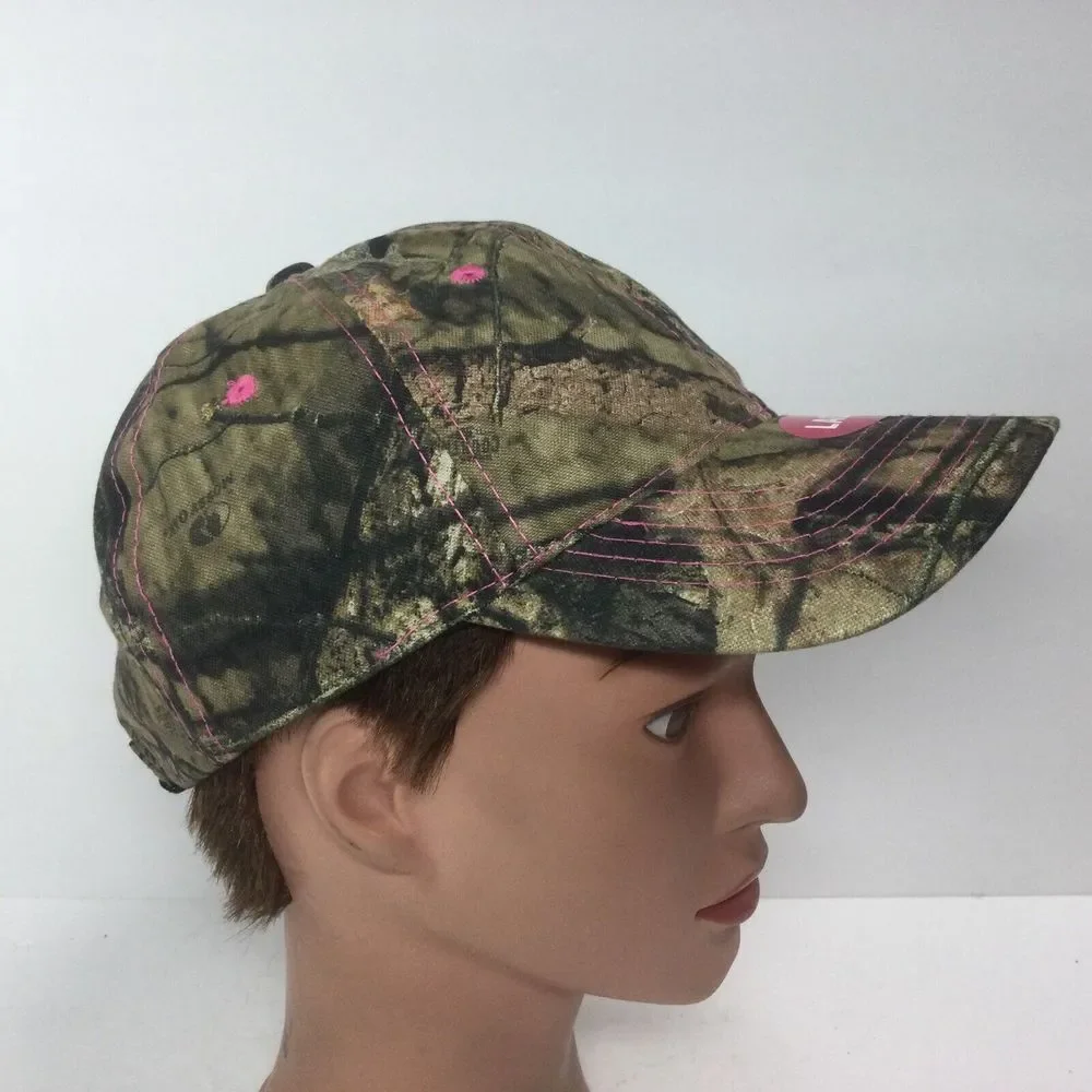 Signatures Mossy Oak Camo hat Ladies‎ Womens hunting fishing Baseball hiking cap
